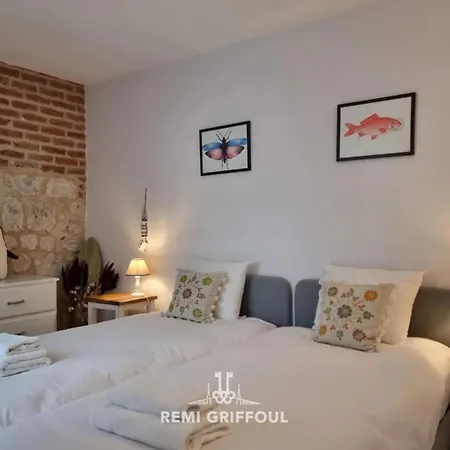 Feriehus La Terrasse De Sacha House With Terrace & Fireplace 4 Guests